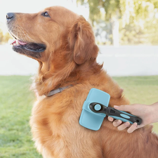 Cleaning Brush for Pets with Retractable Bristles Groombot