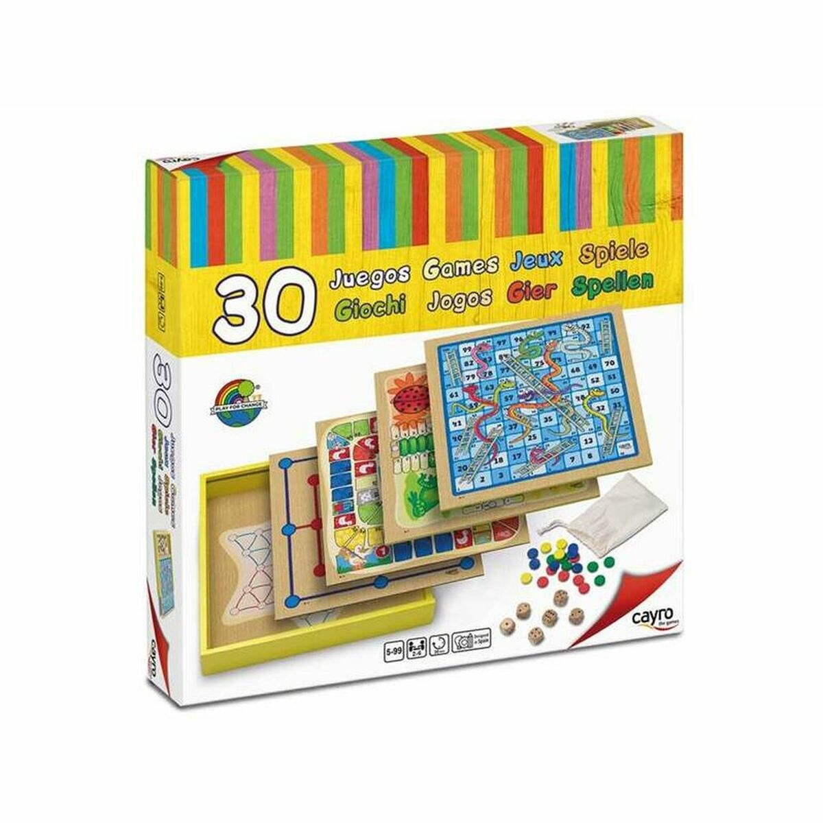 Board game 30 Games (31 x 31 x 5.5 cm) 31 x 31 x 5,5 cm