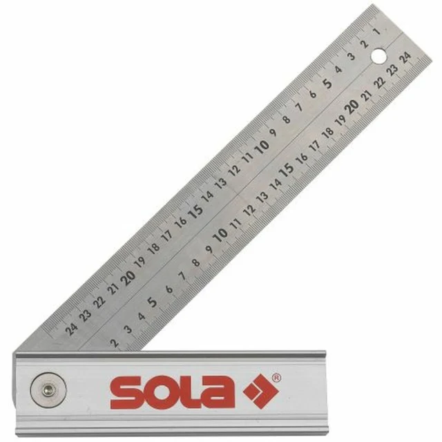 Set square 25 x 17 cm Stainless steel Aluminium