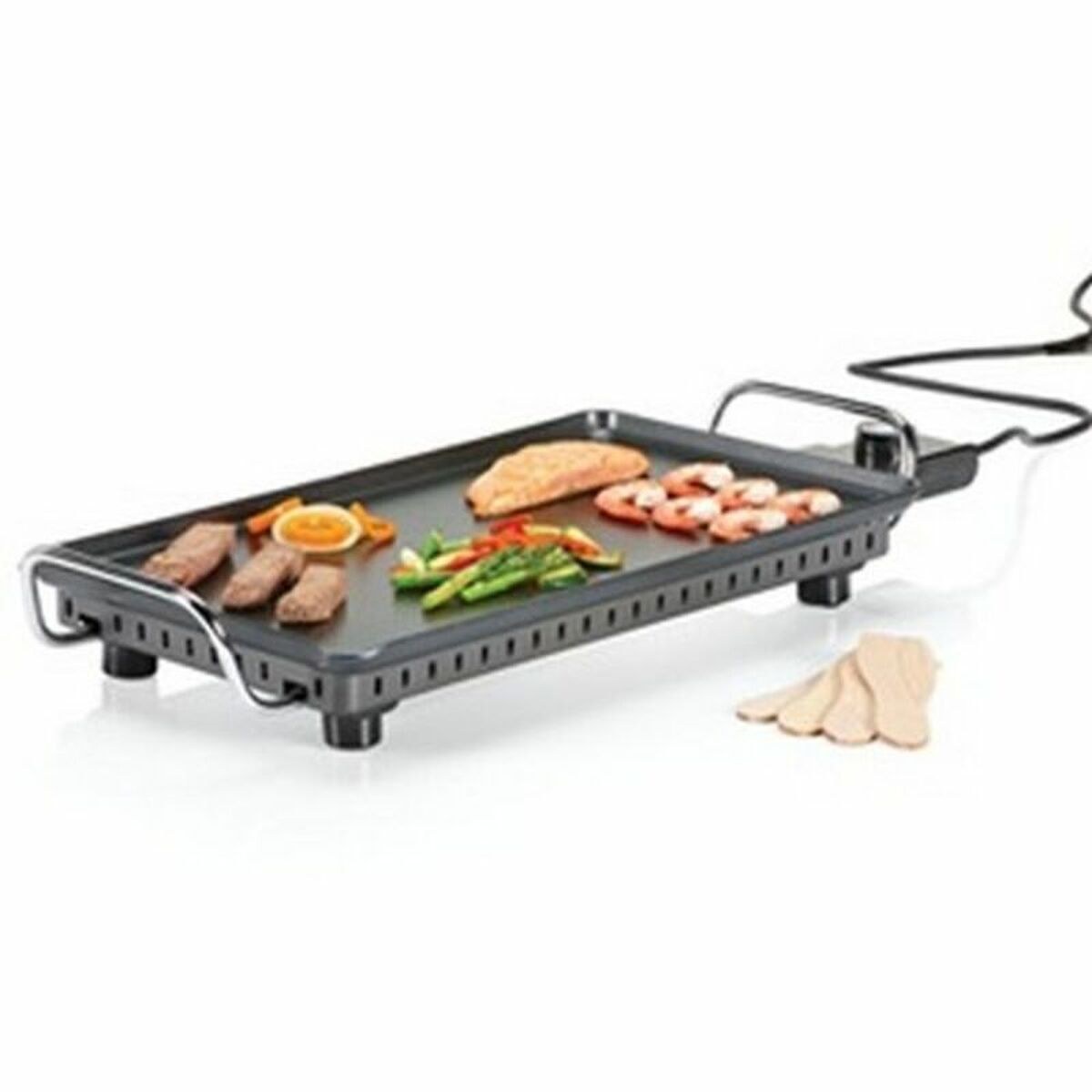 Barbecue 2500 W Black Grey