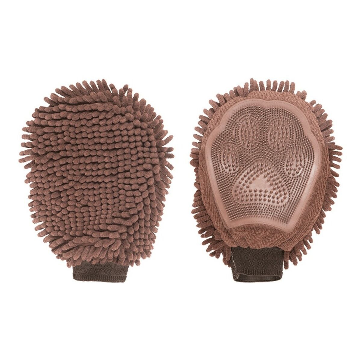 Bath Mitten Brown (25 x 18 cm)