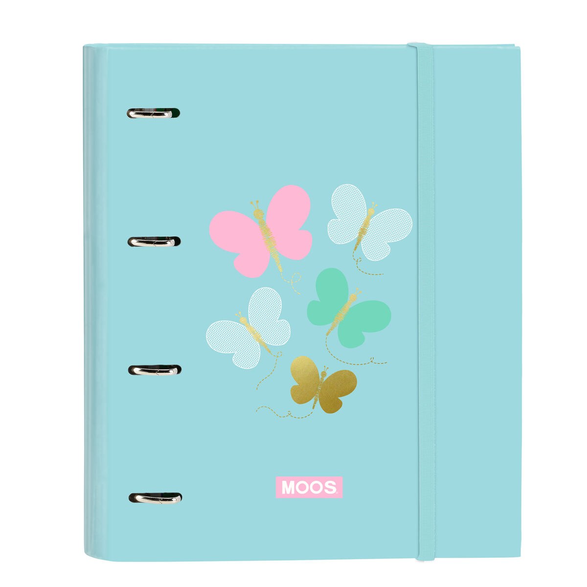 Ring binder Butterflies Blue 27 x 32 x 3.5 cm