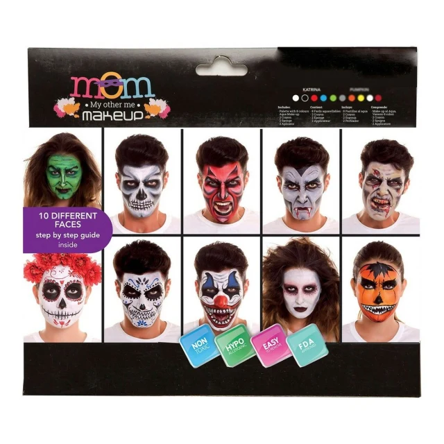 Make-Up Set Deluxe Adults Halloween (20 x 23 x 2 cm)