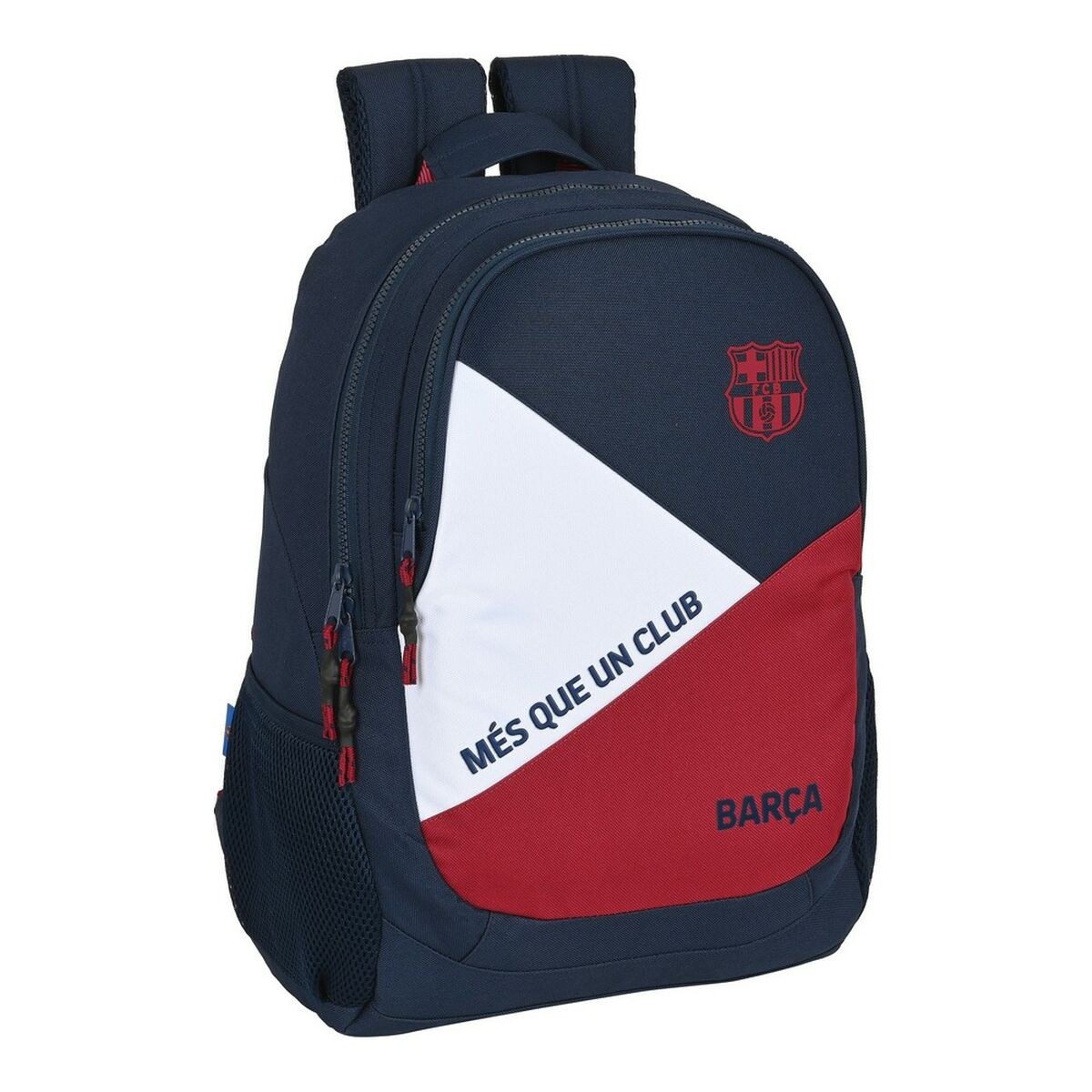 School Bag Blue Maroon (32 x 44 x 16 cm)
