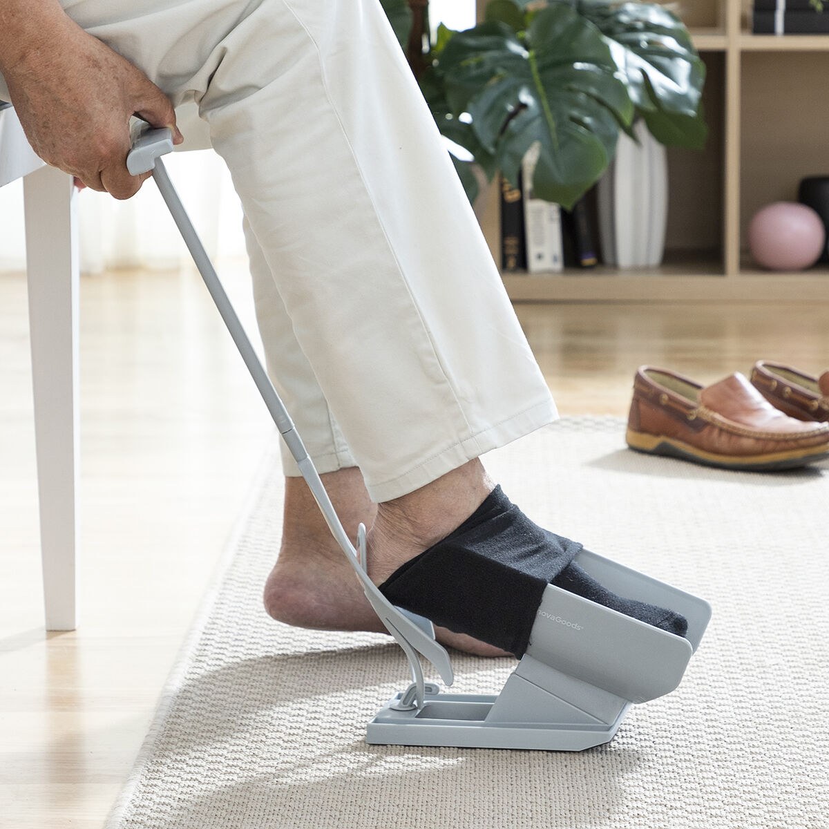 Sock Aid and Shoe Horn with Sock Remover Shoeasy
