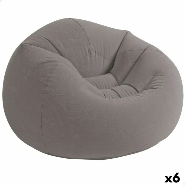 Inflatable Armchair Grey 107 x 69 x 104 cm 114 x 71 x 114 cm (6 Units)