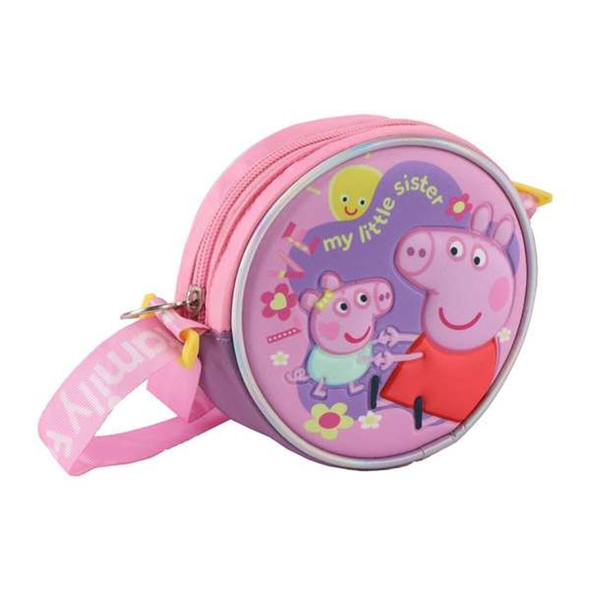 Shoulder Bag Pink 13 x 13 x 4 cm