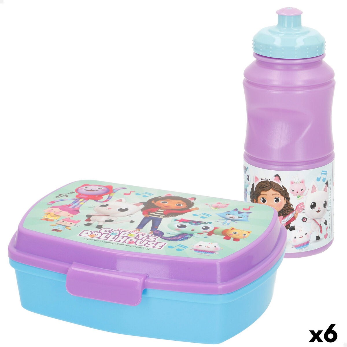 Sandwich Box Plastic 380 ml 17 x 5,5 x 13,5 cm (6 Units)