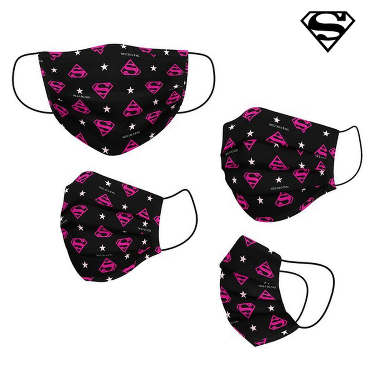 Hygienic Reusable Fabric Mask Children's Black
