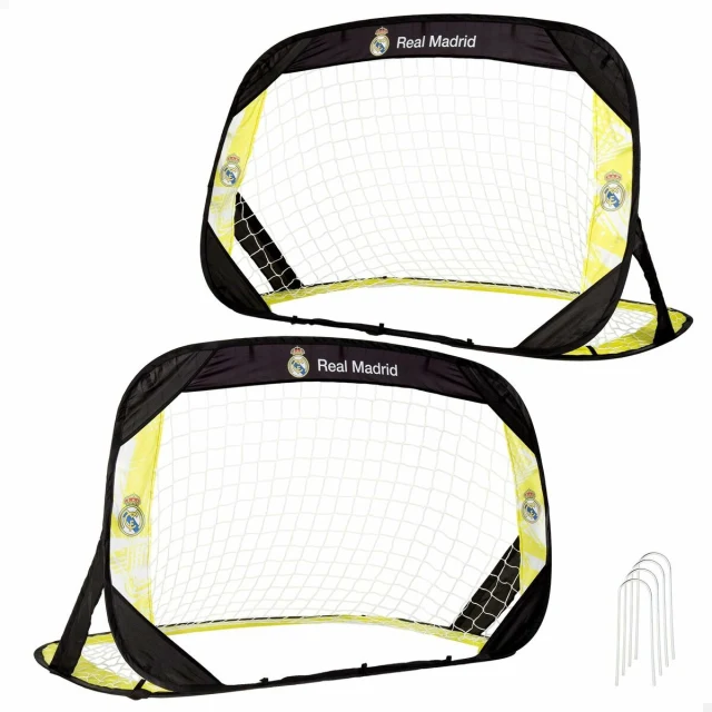 Set of 2 football goals 120 x 80 x 80 cm