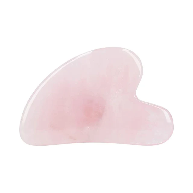 Massager Gua Sha Stone Rose Quartz Stone (1 Unit)