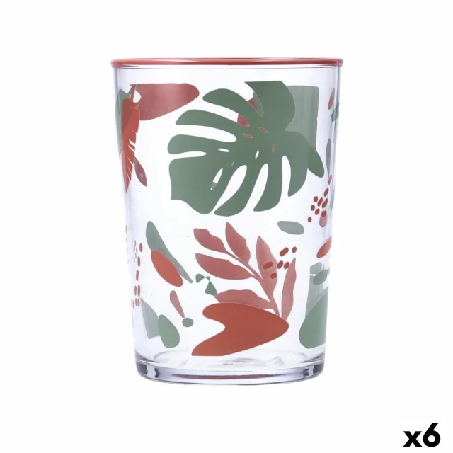 Glass Kaleido Multicolour Glass Sheets 510 ml (6 Units)