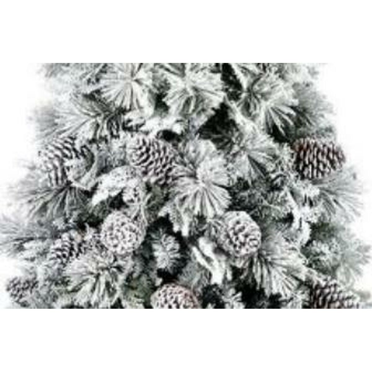 Christmas Tree White PVC Aluminium Snowfall 94 X 94 X 150 CM