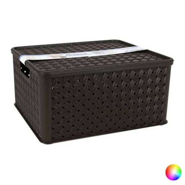 Storage Box with Lid 13 L 33 x 29 x 16 cm