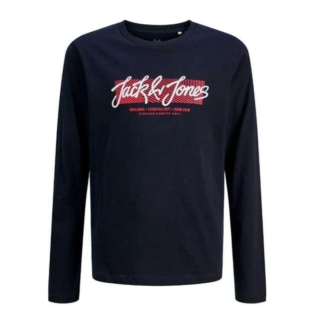 Children’s Long Sleeve T-shirt Jjurban Ls Crew Neck Sky Navy Blue