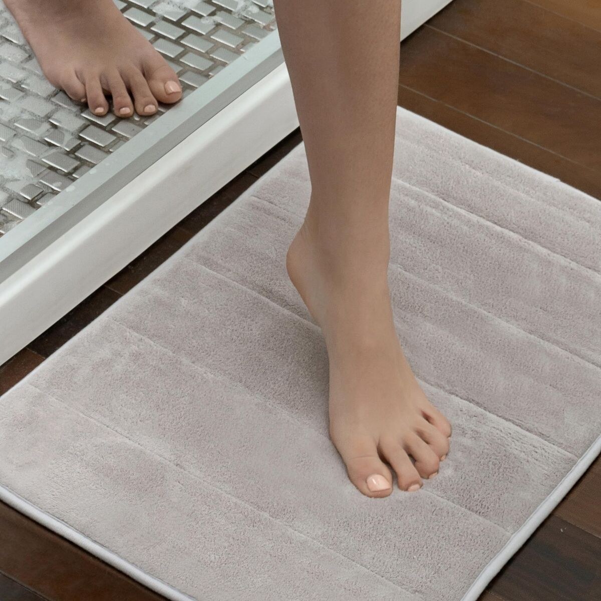 Non-slip Shower Mat IG813437 Beige Grey Plastic (Refurbished B)