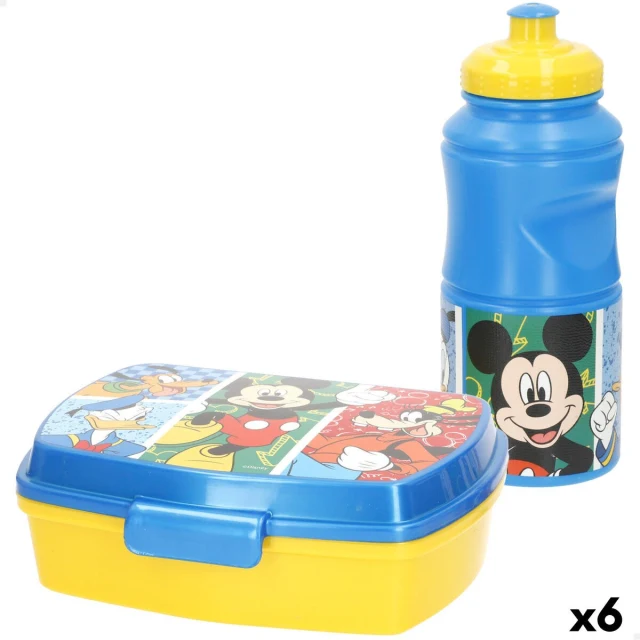 Sandwich Box Plastic 380 ml 17 x 5,5 x 13,5 cm (6 Units)