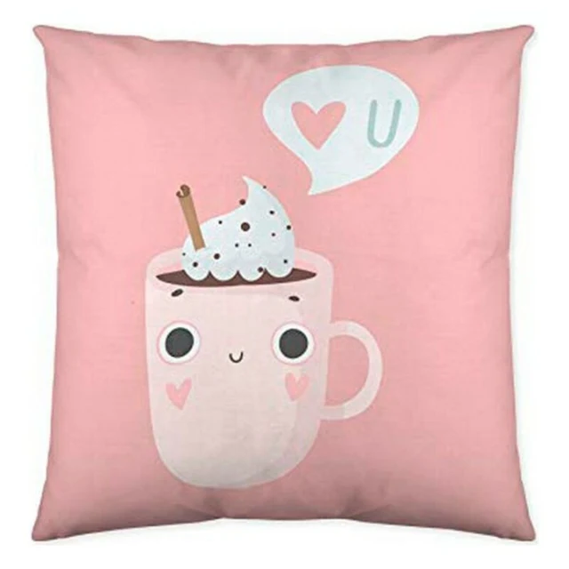 Cushion cover Funny Cups (50 x 50 cm)