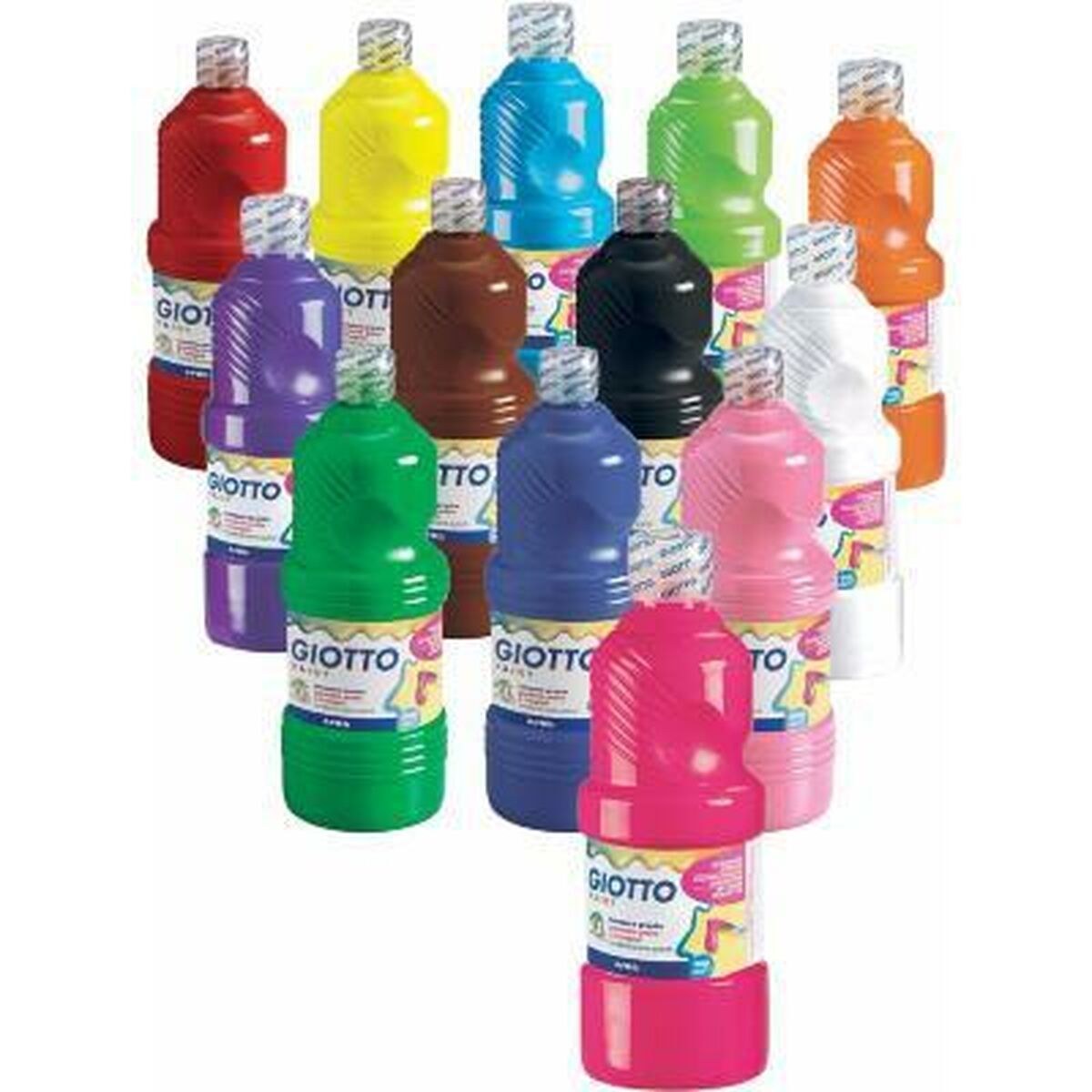 Tempera Black 500 ml (6 Units)