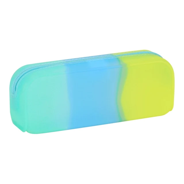 School Case Blue Green Yellow (18.5 x 7.5 x 5.5 cm)