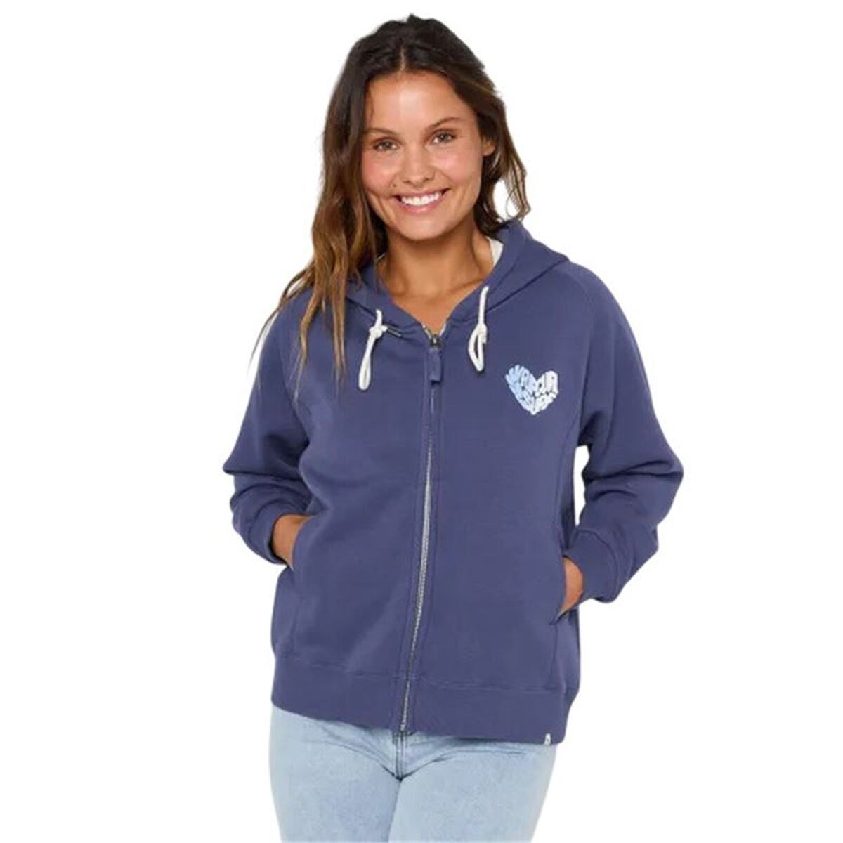 Women's Jacket Galicia Full Zip Fleece Navy Blue