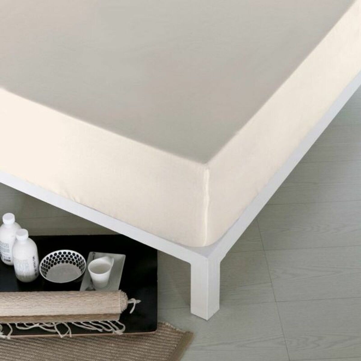 Fitted bottom sheet Beige