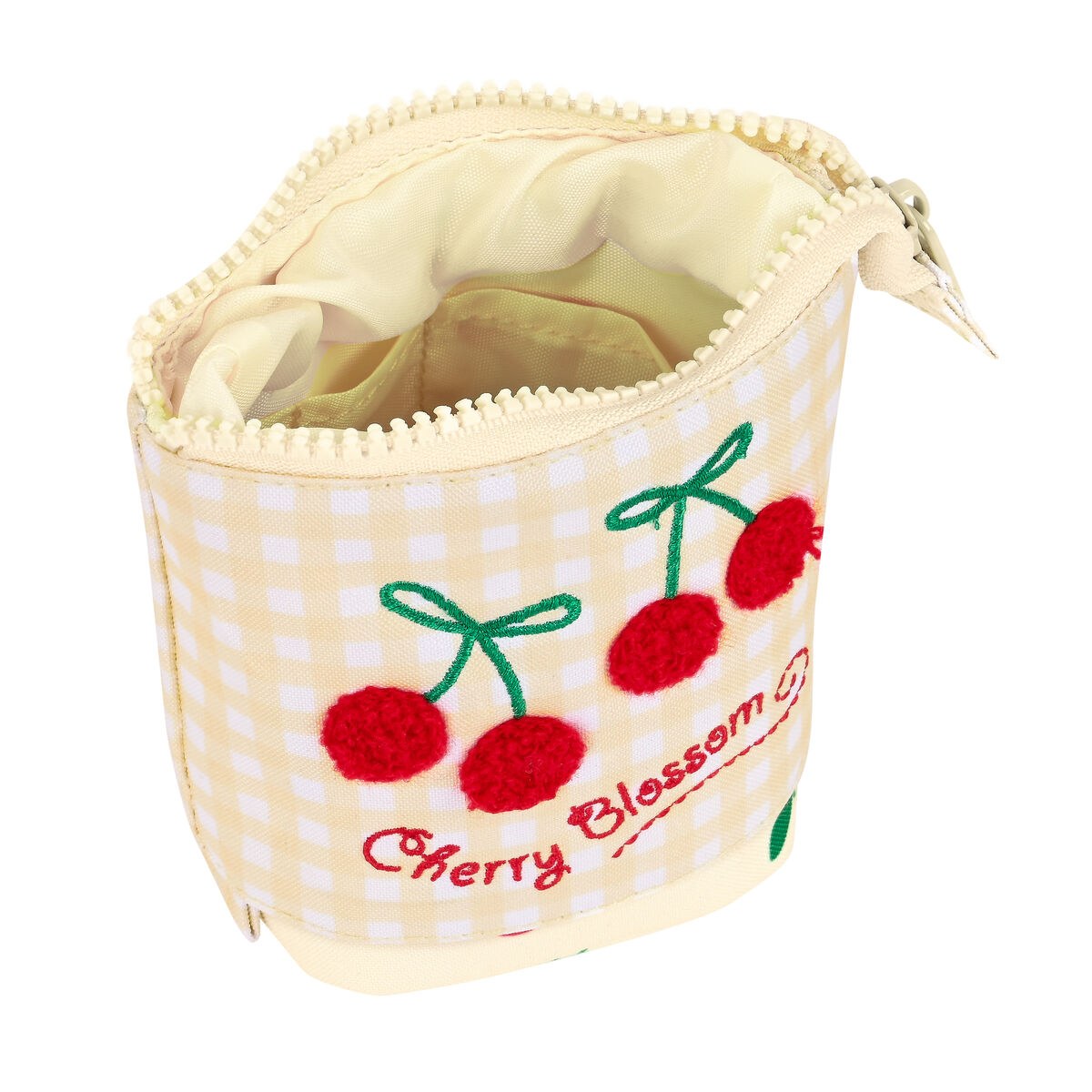 Pencil Holder Case Cherry Beige (8 x 19 x 6 cm)