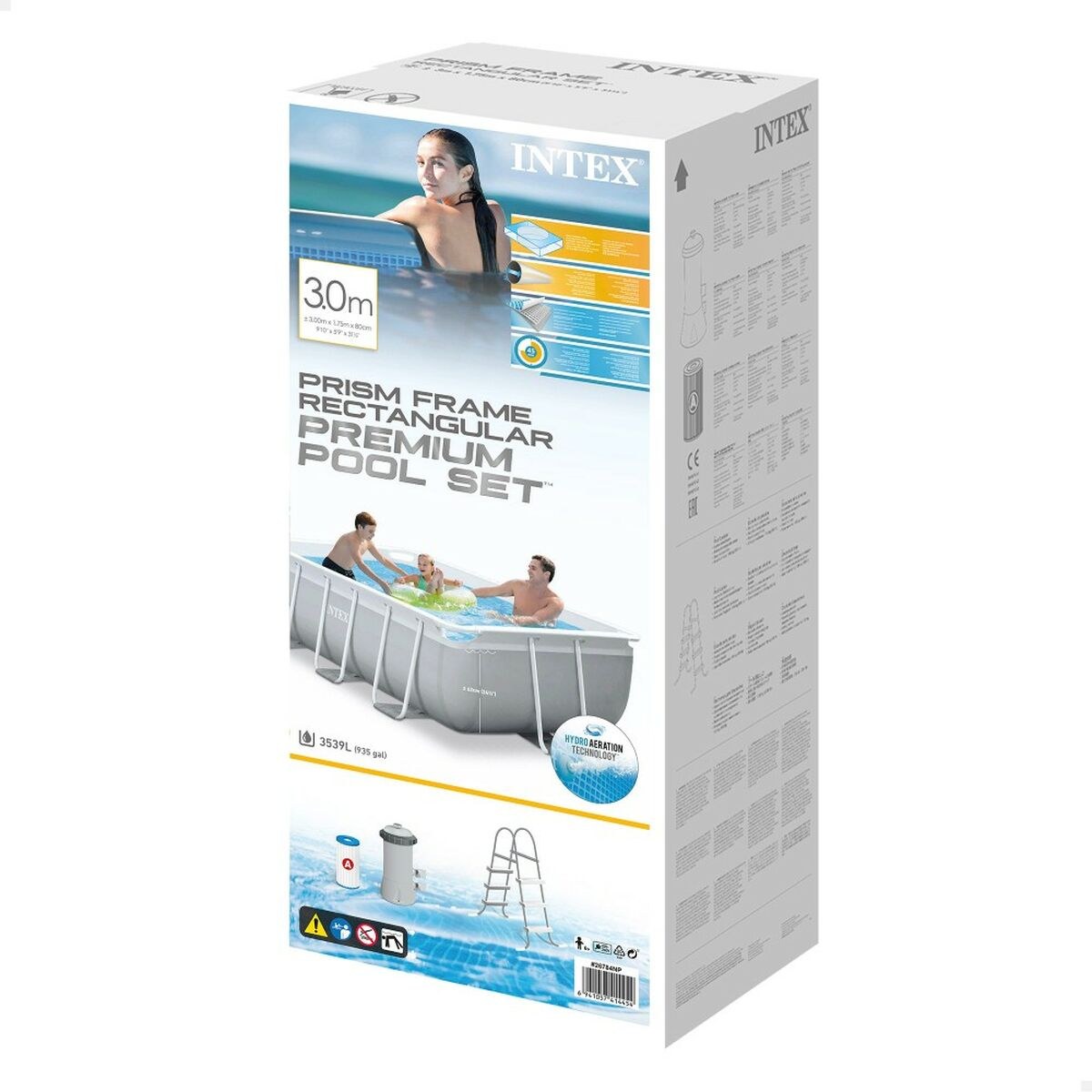 Removable pool 26784NP 300 x 80 x 175 cm 3539 L