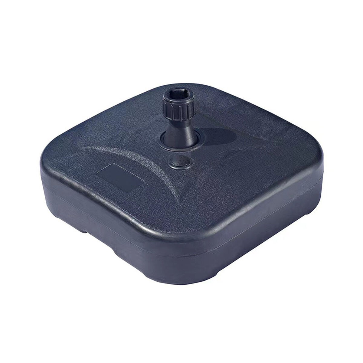 Base for beach umbrella Black Plastic 45 x 14 x 45 cm
