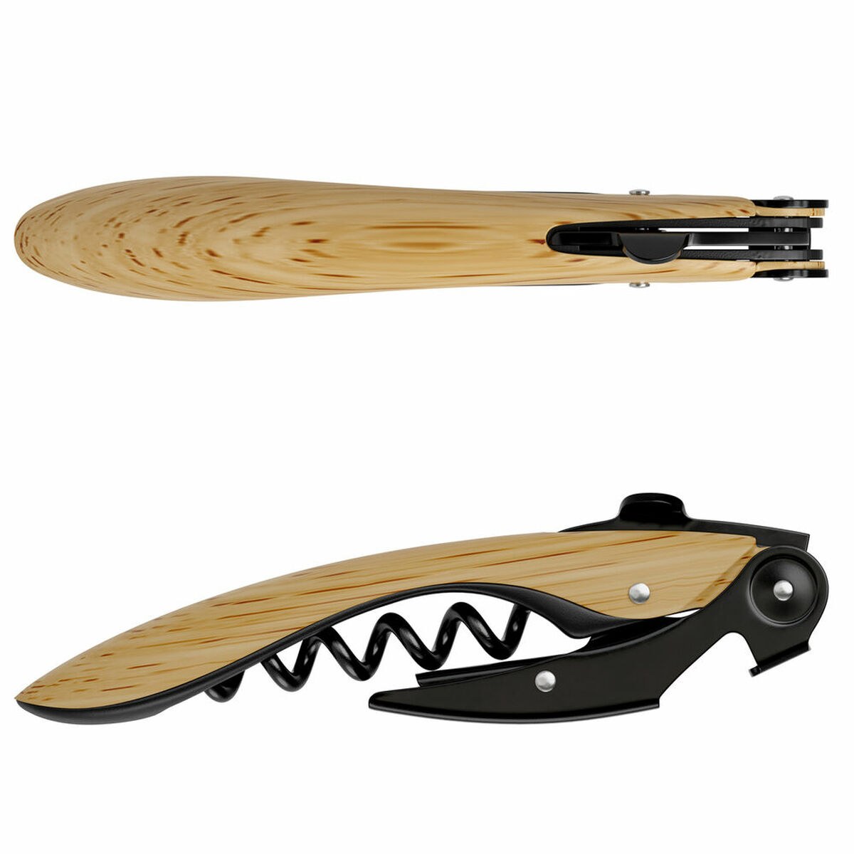 Corkscrew High Tech Wood Metal 11,5 x 1,8 x 2,9 cm