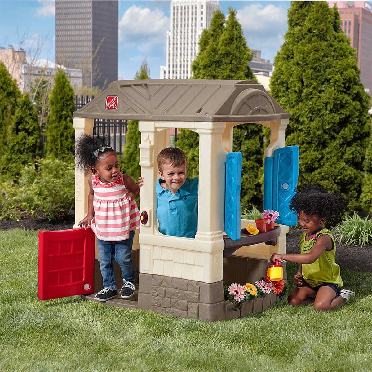 Children's play house Courtyard Cottage 118 x 100 x 83 cm
