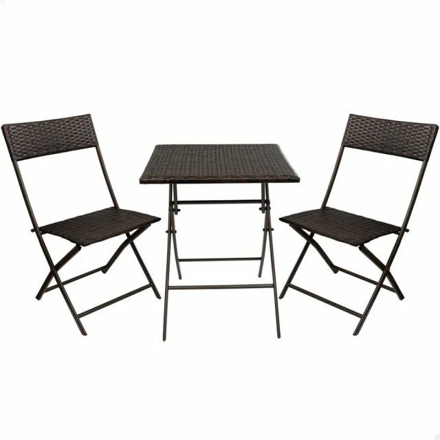 Table set with 2 chairs Squared 60 x 72 cm