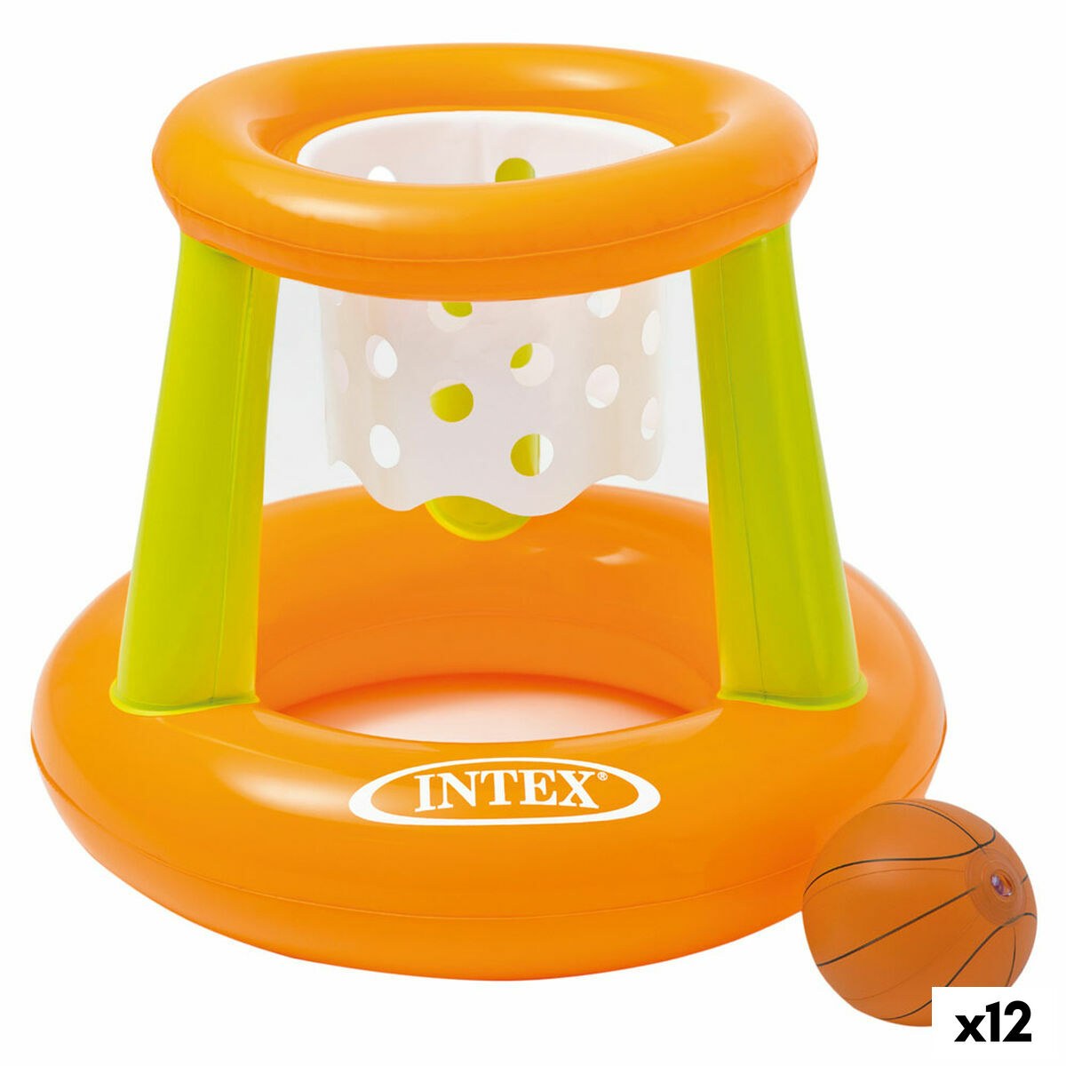 Inflatable Game Basketball Basket 67 x 55 x 67 cm (12 Units)