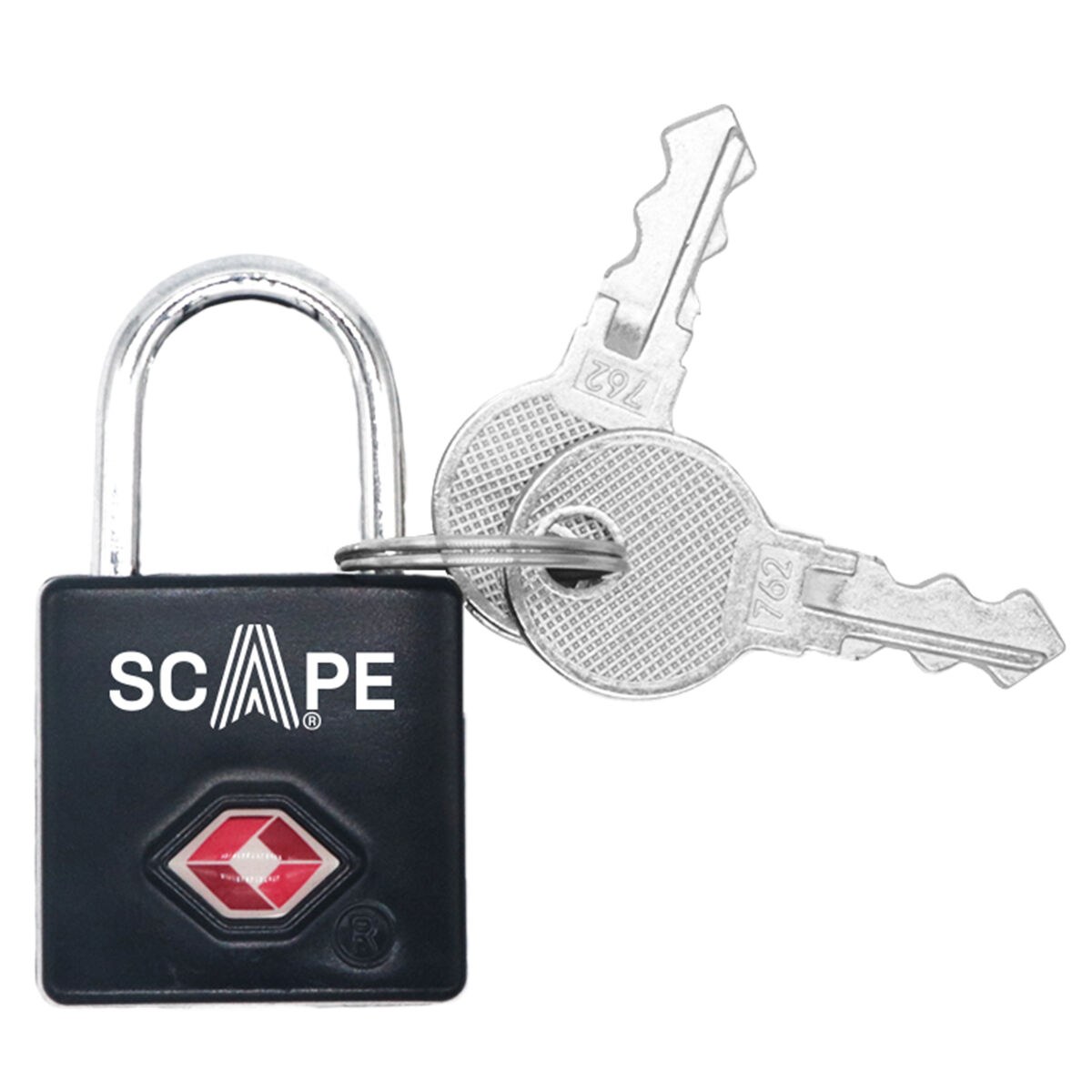 Key padlock TSA-K02 Metal Rectangular