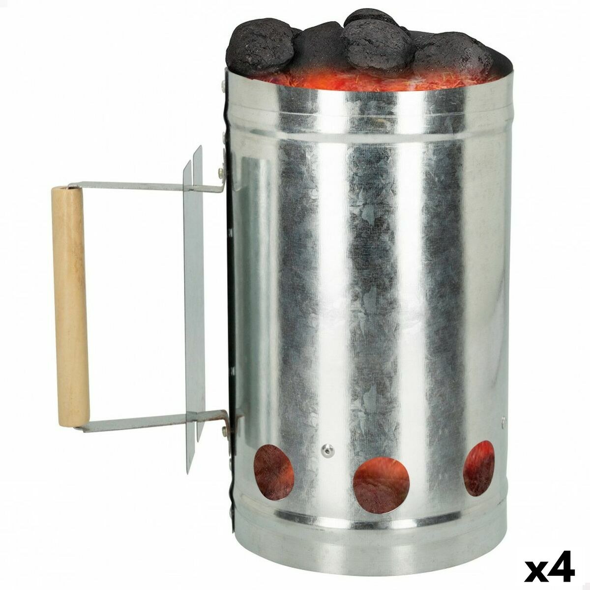Barbecue Portable 16 x 27,5 x 16 cm (4 Units)