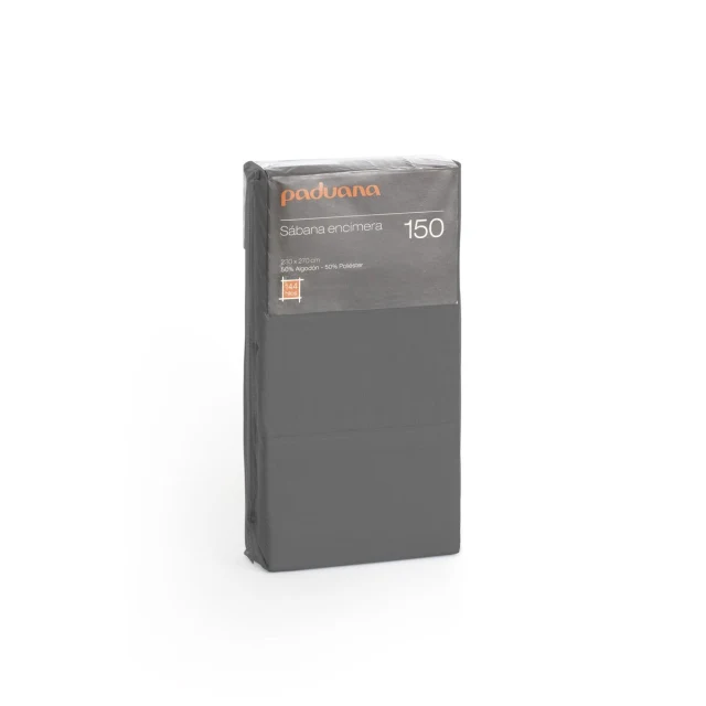 Top sheet Dark grey 180 x 270 cm