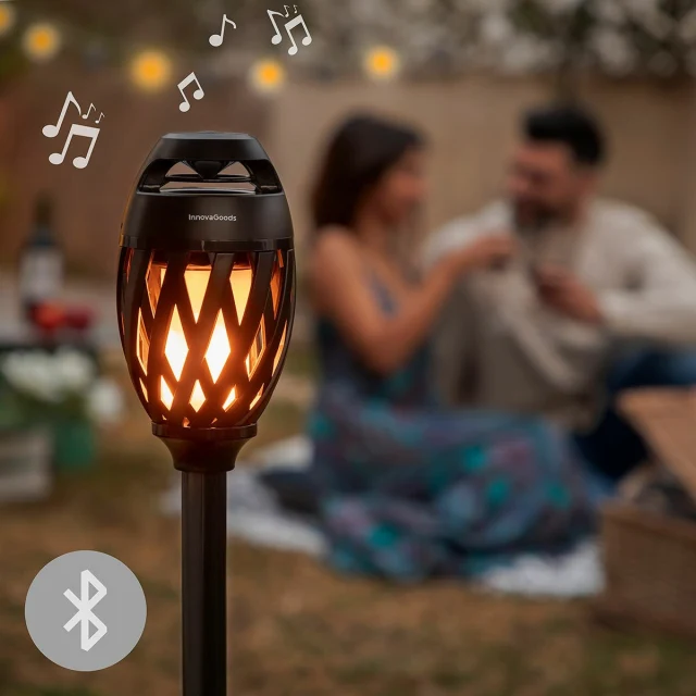Wireless Speaker with Flame Effect LED Spekkle