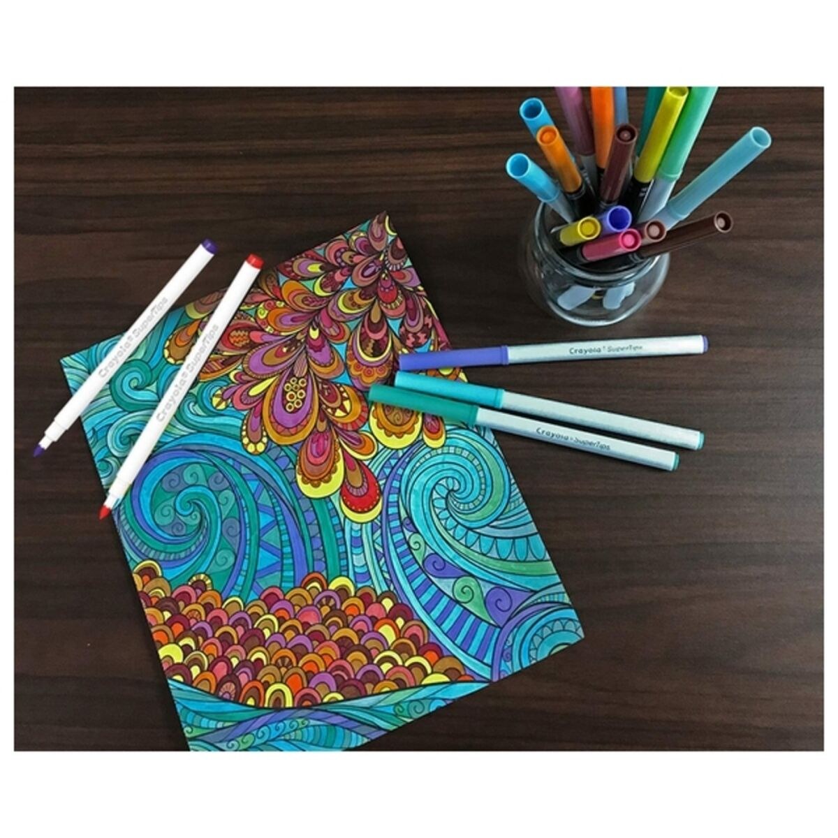 Set of Felt Tip Pens Pastel Multicolour Cake Washable