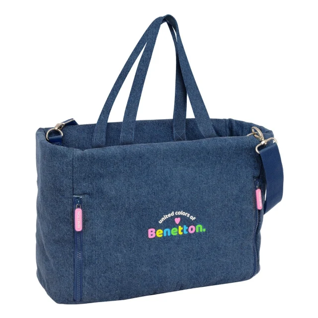 Bag Denim Blue 40 x 31 x 17 cm