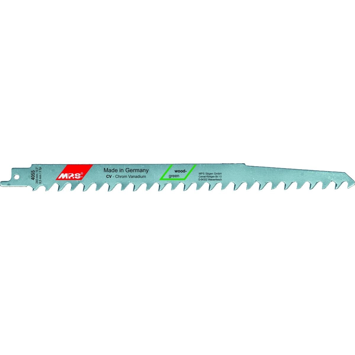 Saw Blade 4055 3 tpi 240 mm Reciprocating Saw 5 Units