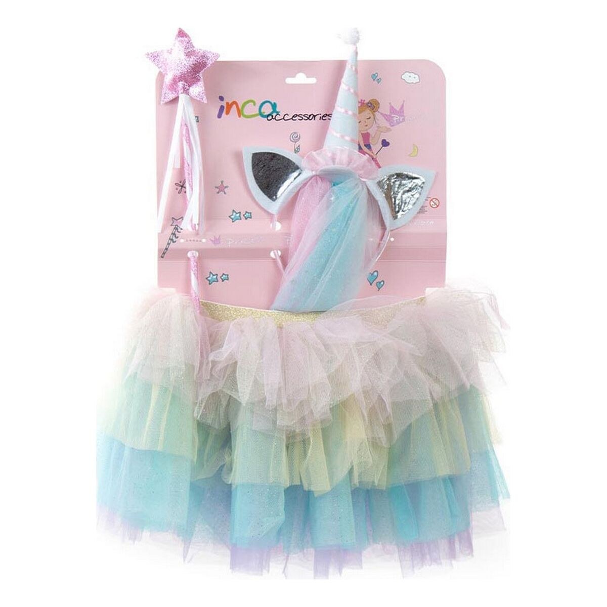 Tutu Bailarina Unicornio Multicolour Unicorn 24-36 Months (3 Pieces)
