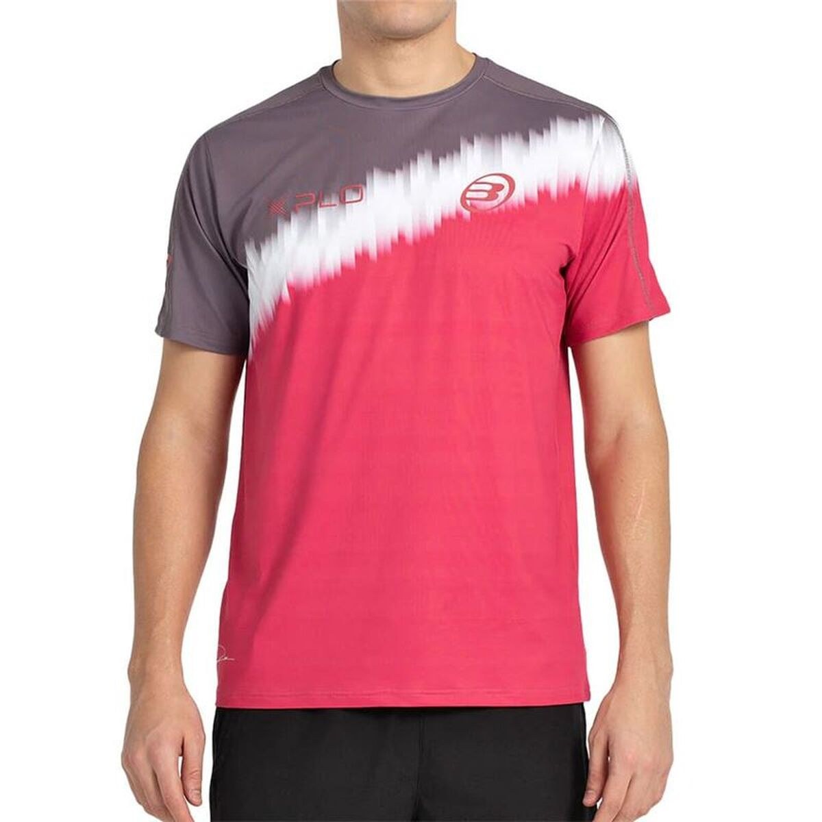 Men’s Short Sleeve T-Shirt Dinenno 25I 777 Fuchsia Padel