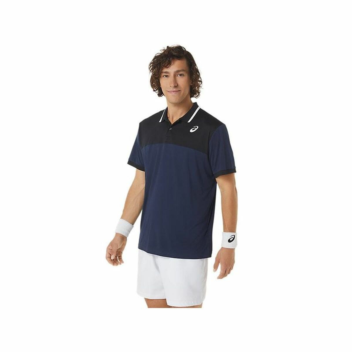 Men’s Short Sleeve Polo Shirt Court Navy Blue