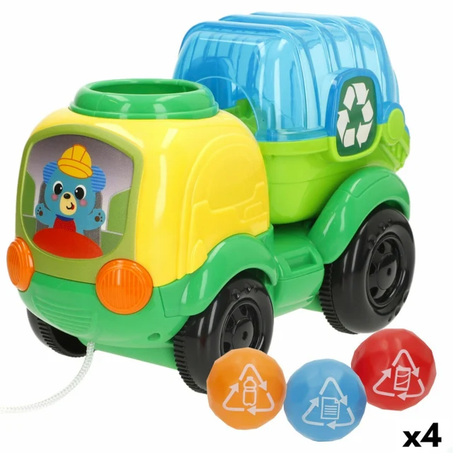 Pull-along toy 25 x 17 x 12 cm (4 Units)