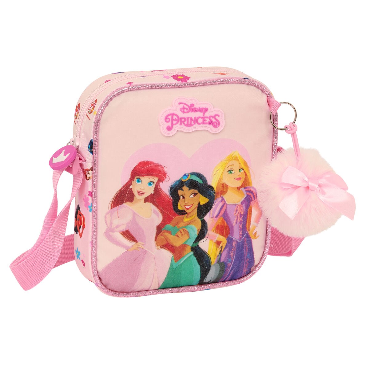 Shoulder Bag Summer adventures Pink 16 x 18 x 4 cm