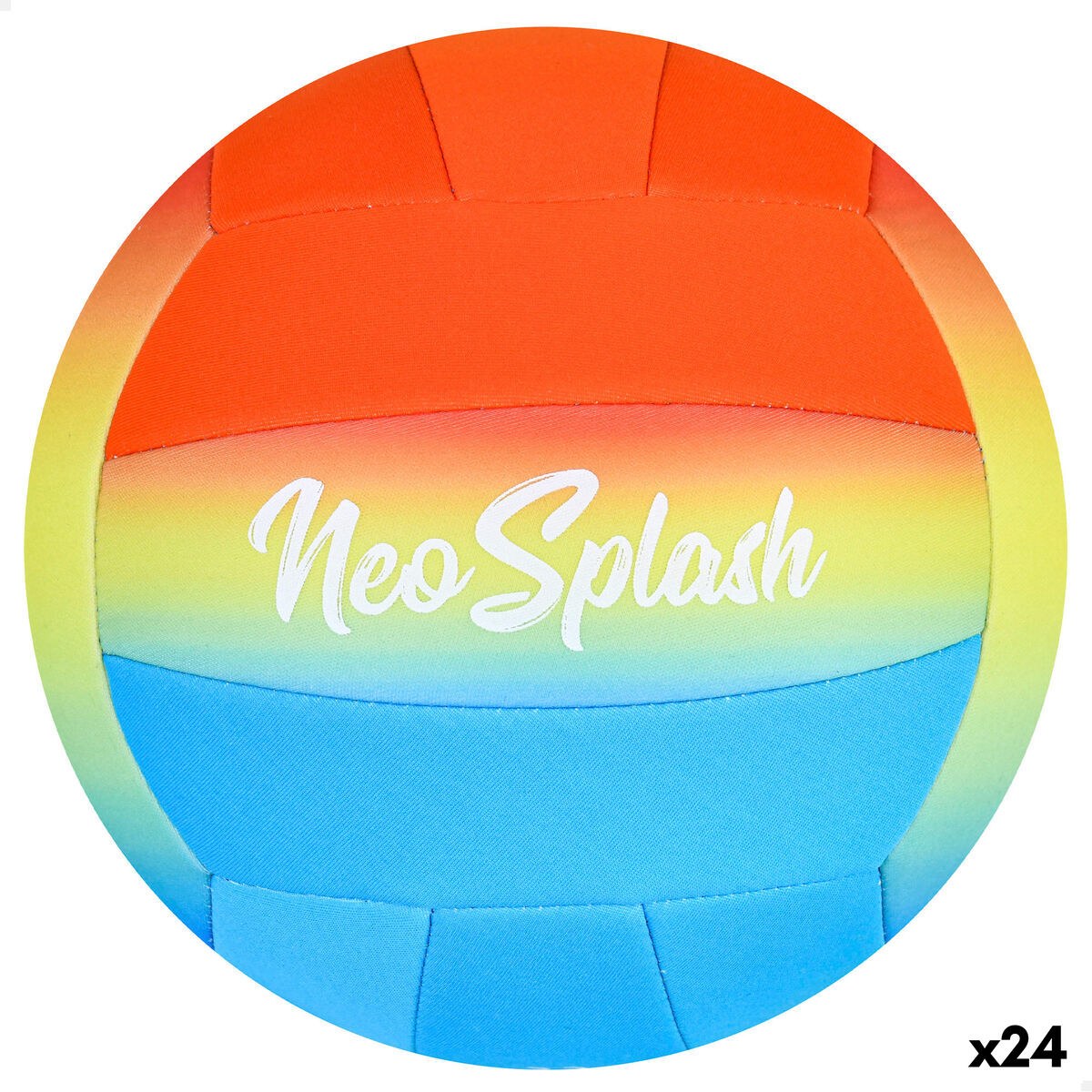 Volleyball Ball Neo Splash Multicolour Neoprene (24 Units)