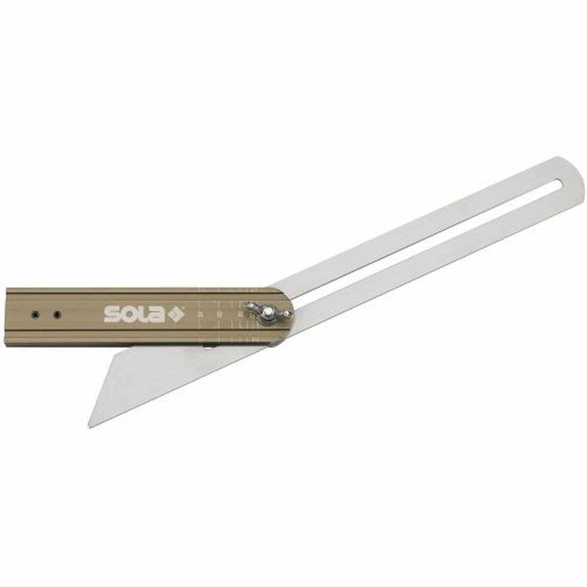 Bevel square with angle graduations VSTG 300 mm
