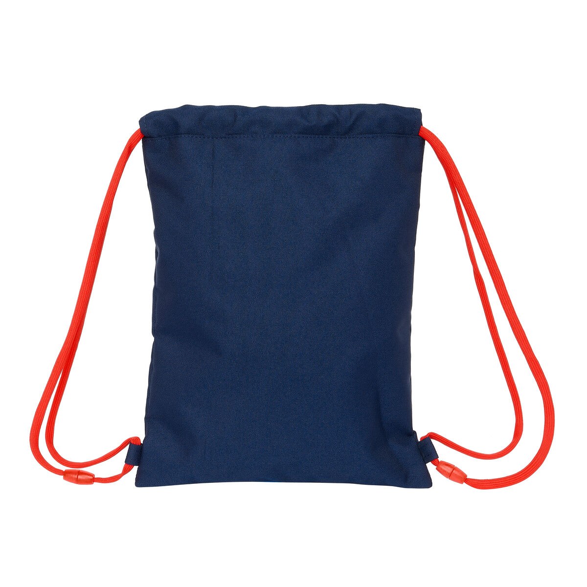 Backpack with Strings World Navy Blue 26 x 34 x 1 cm