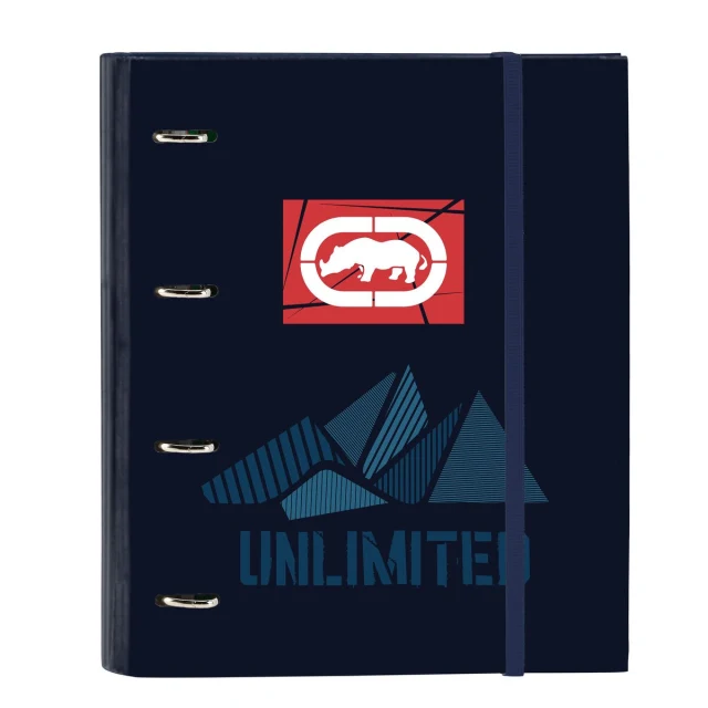 Ring binder Peaks Navy Blue (27 x 32 x 3.5 cm)