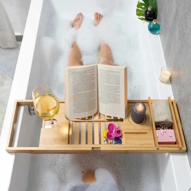 Extendable Bamboo Bath Tray (Refurbished B)